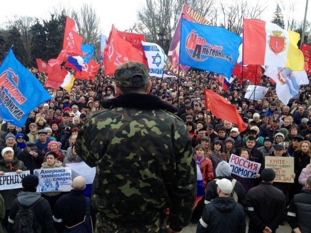 У проросійському марші в Одесі взяли участь декілька тисяч людей