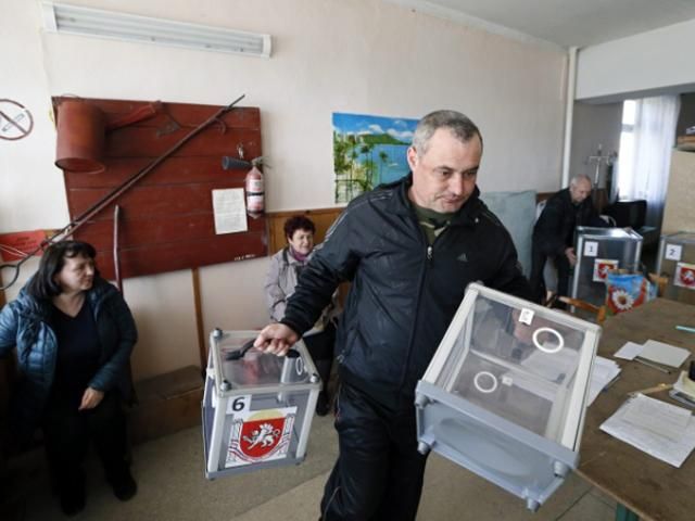 За два часа до закрытия участков "явка" на референдуме в Крыму - 73,4%