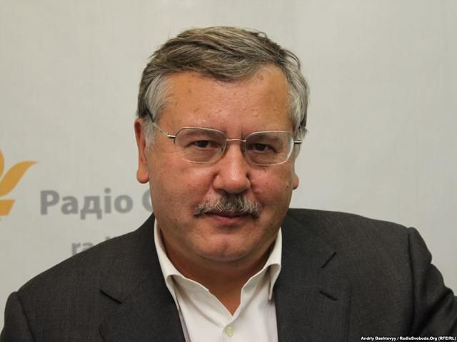 Гриценко каже, що його із Тимошенко погляди співпадають на 100% Гриценко каже, що його із Тимошенко погляди співпадають на 100%