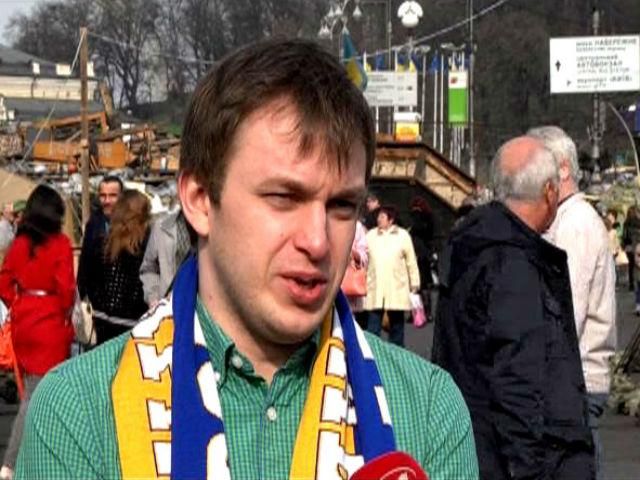 На Майдане я чувствую свободнее, - русский, соорганизатор "Марша за мир" На Майдане я чувствую свободнее, - русский, соорганизатор "Марша за мир"