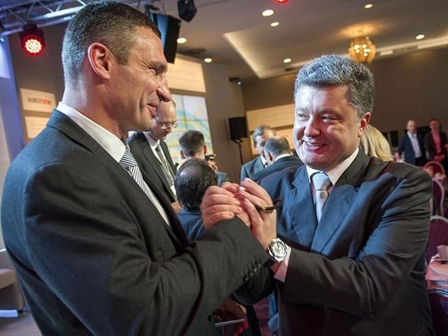 Кличко поддержал кандидатуру Порошенко и идет в мэры Киева