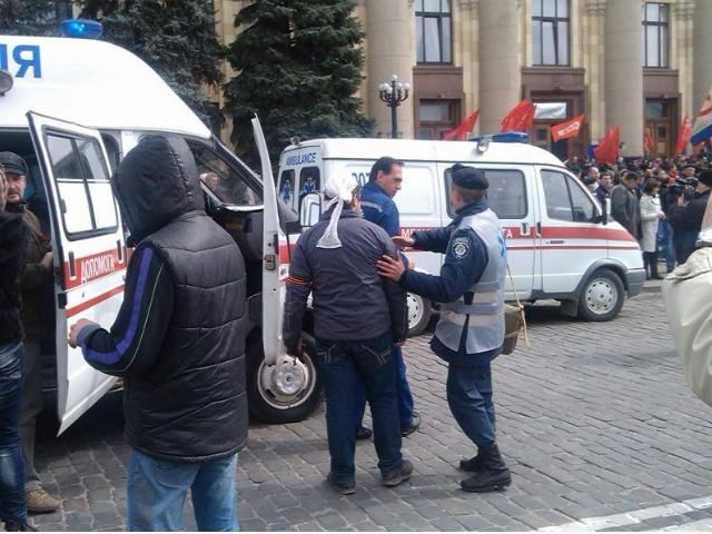 Во время столкновения в Харькове умер 77-летний митингующий