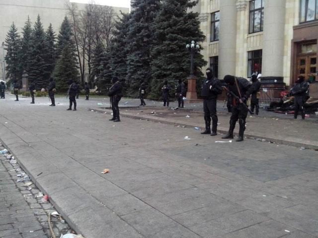 В Харькове возле ОГА нет ни милиции, ни митингов