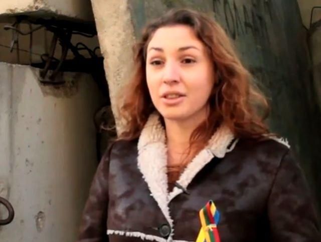 Студентки из Украины в Вильнюсе записали обращение украинским солдатам (Видео)