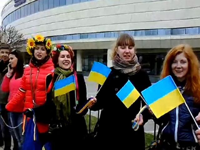 У Донецьку підтримали неподільність України У Донецьку підтримали неподільність України