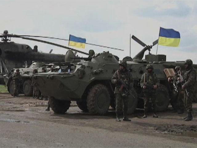 В Харьковской области патрулируют украинские военные (Видео)