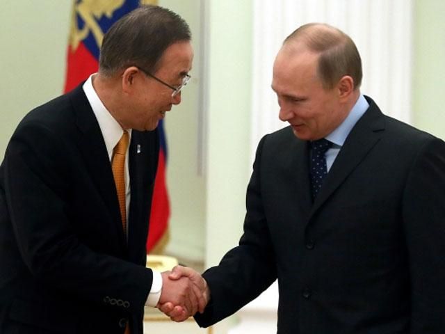 Путин ждет от ООН осуждения силовой операции в Украине