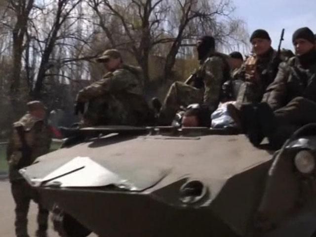 Украинские военные вернули в Краматорске часть захваченной бронетехники