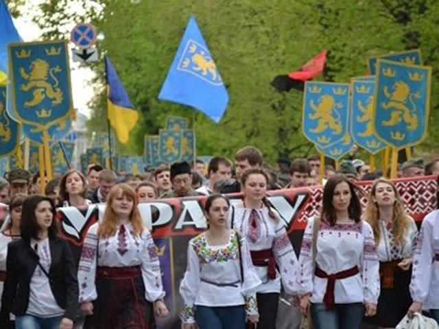 Парад вышиванок во Львове прошел без провокаций