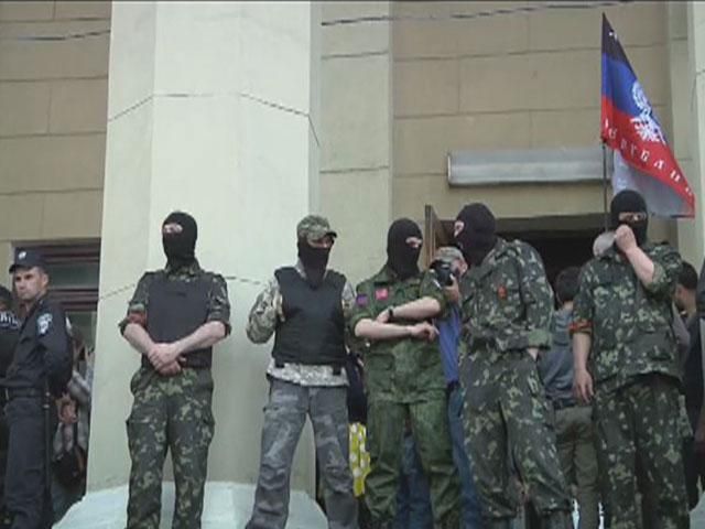 Захоплення телестанції у Донецьку (Відео) Захоплення телестанції у Донецьку (Відео)