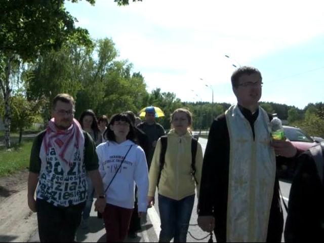 Паломники УГКЦ пройшли від Києва до Вишгорода