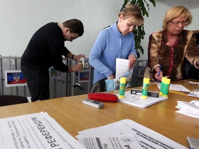 Станом на 16:00 на Луганщині проголосувало – 78%, на Донеччині – 70%, — дані сепаратистів Станом на 16:00 на Луганщині проголосувало – 78%, на Донеччині – 70%, — дані сепаратистів