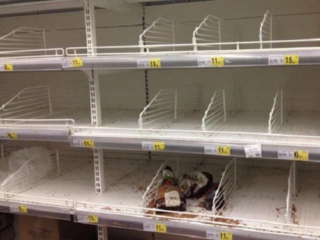 В Славянске не хватает продуктов В Славянске не хватает продуктов