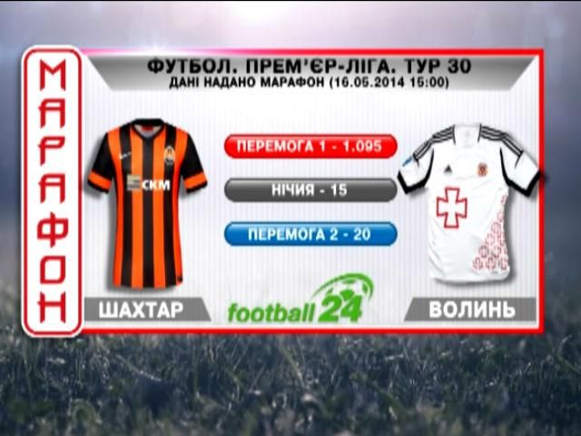 Матч дня. "Шахтер" против "Волыни" Матч дня. "Шахтер" против "Волыни"