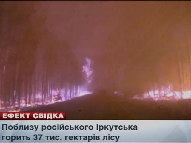 Поблизу російського Іркутська горить 37 тисяч гектарів лісу Поблизу російського Іркутська горить 37 тисяч гектарів лісу