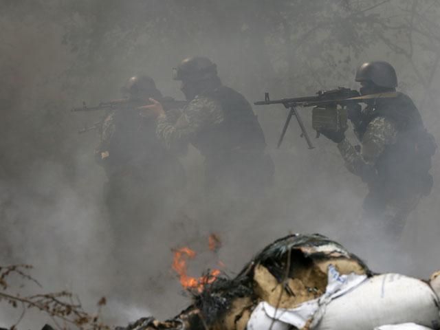 Во время ночного нападения на Нацгвардию под Славянском погиб один военный Во время ночного нападения на Нацгвардию под Славянском погиб один военный