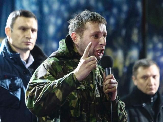 Сотник Парасюк, який погрожував Януковичу, кличе Майдан перебиратись на схід
