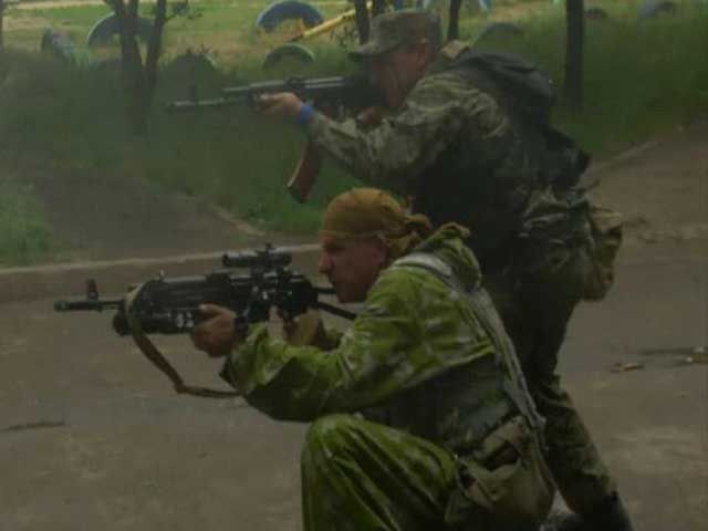 Бій прикордонників із терористами в Луганську завершився
