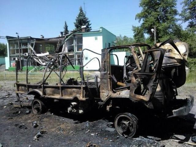 Красний Лиман після бою (Фото) Красний Лиман після бою (Фото)