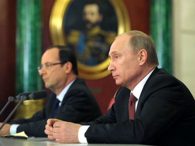 Розмова Путіна та Олланда тривала півтори години 