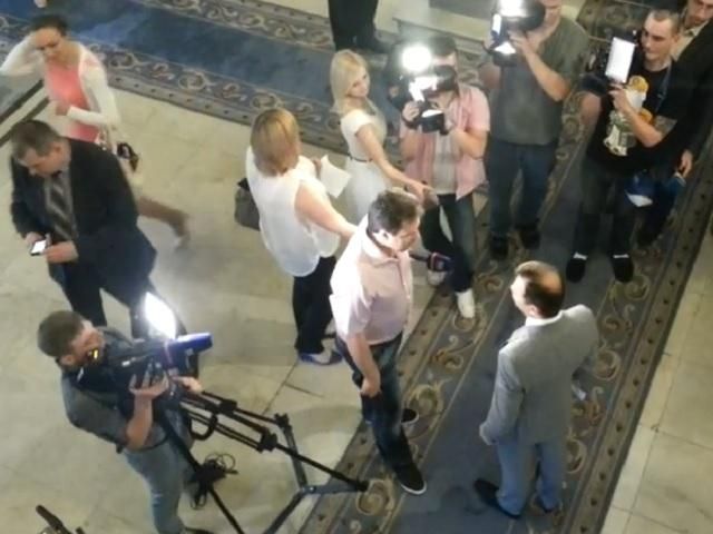 Ляшко вигнав російських журналістів із Верховної Ради (Відео)