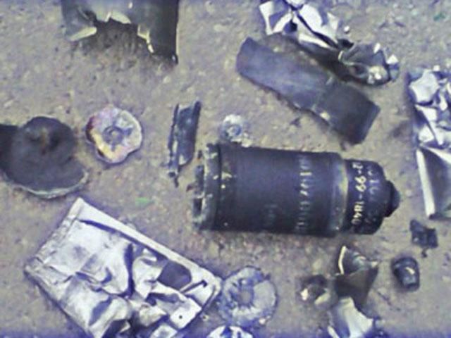 Луганские террористы стреляли в аэропорт противотанковыми ракетами (Фото)