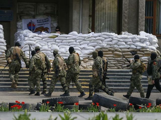 Террористы из минометов несколько раз обстреливали блокпосты возле Славянска