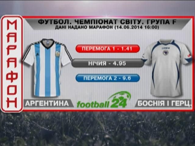 Матч дня: Аргентина проти Боснії та Герцеговини