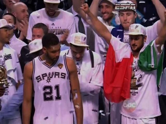 Команда "Сан-Антонио Спарс" стала 5-кратным чемпионом NBA
