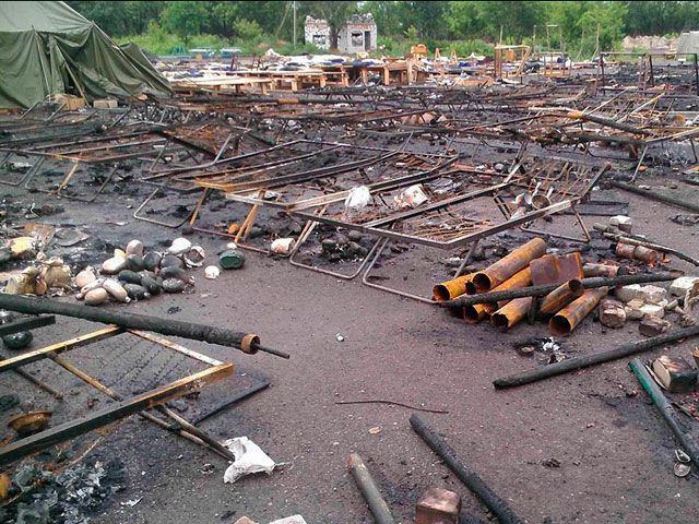 Алексеевка после минометной атаки террористов (Фото. Видео)