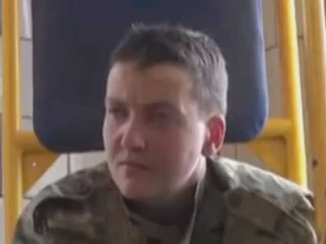 Террористы допросили офицера украинской армии Надежду Савченко