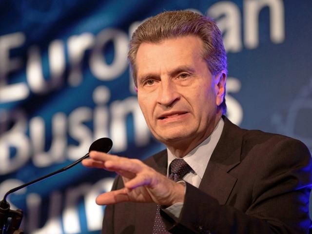 Європа більше не вважає Росію надійним постачальником газу, — Еттінгер Європа більше не вважає Росію надійним постачальником газу, — Еттінгер