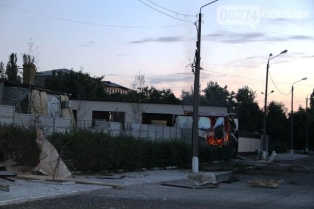 В Артемовске террористы напали на танковую базу