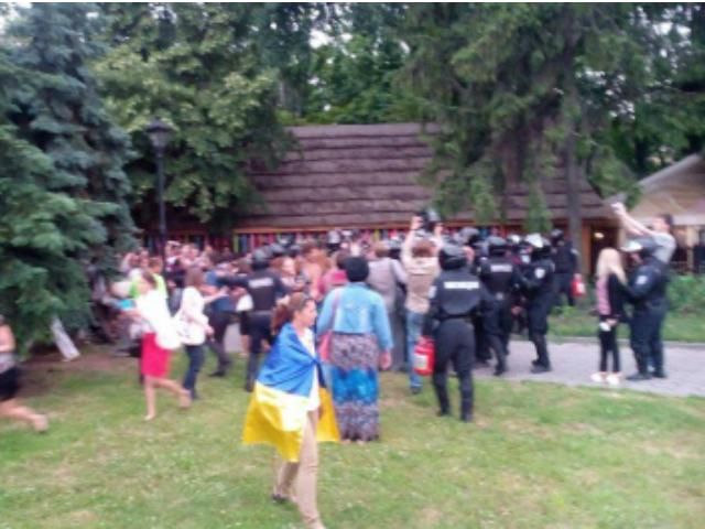 После митинга в Харькове задержали около 30 человек