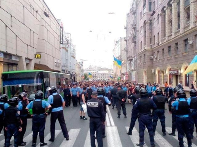 ВВшники вчера не принимали участия в массовых акциях в Харькове