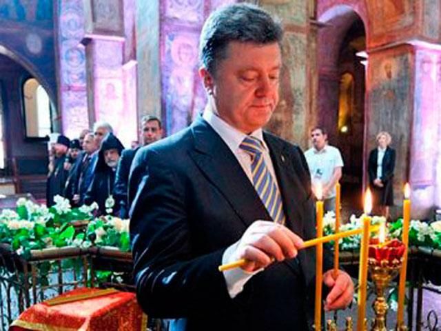 Порошенко призвал священников посодействовать освобождению пленных на Донбассе