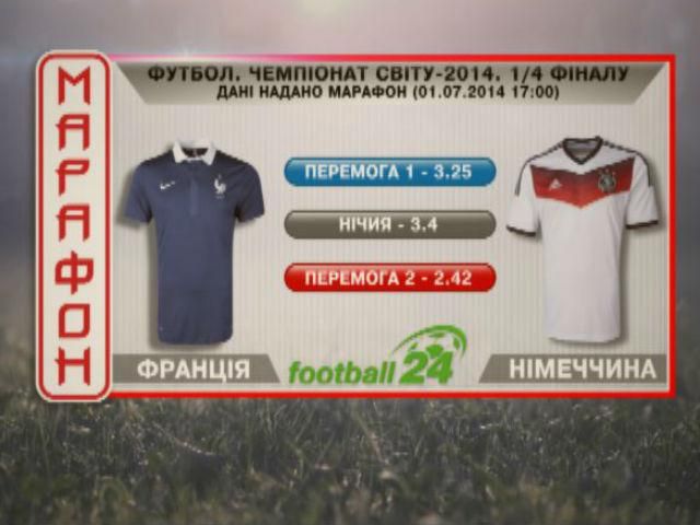 Матч дня: Франція проти Німеччини Матч дня: Франція проти Німеччини
