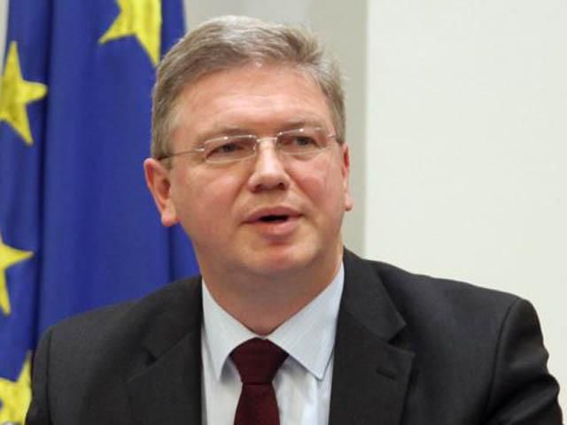 Ми на останній фазі переговорів, — Фюле про скасування віз для українців (Відео) Ми на останній фазі переговорів, — Фюле про скасування віз для українців (Відео)