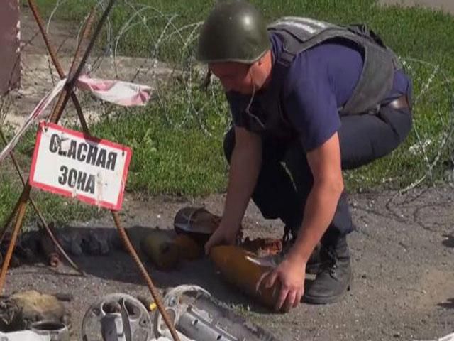 МНС розміновує Слов'янськ (Відео)