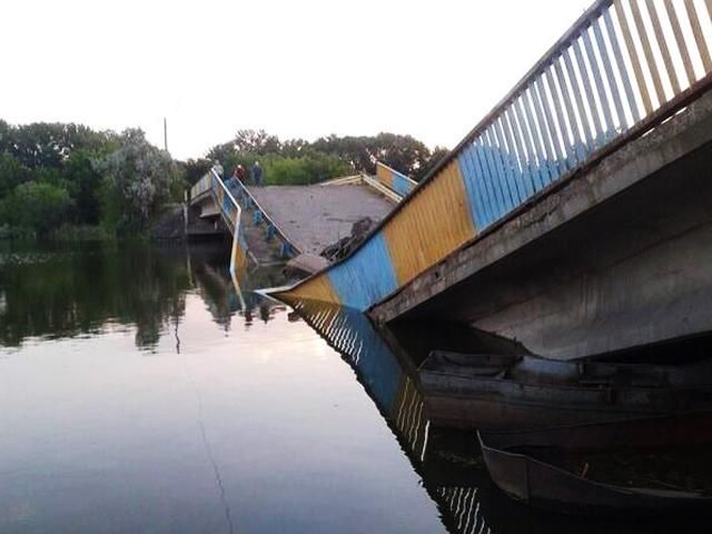 В Донецкой области террористы взорвали мост, который строили 5 лет, — СМИ