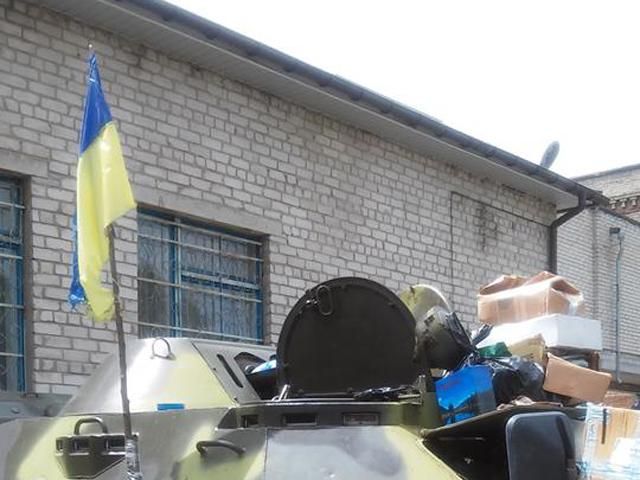 Українець подарував силам АТО військову машину (Фото)