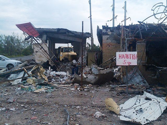 Расстреляный Славянск: некоторые районы города полностью разбиты (Фото)