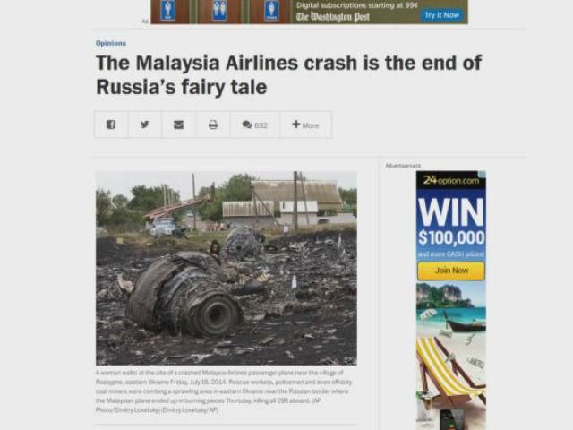 Західні ЗМІ: Росія несе відповідальність за катастрофу Boeing 777