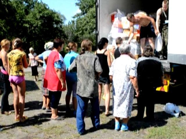 Волонтеры из Ровенской области привезли в Славянск 20 тонн продовольствия