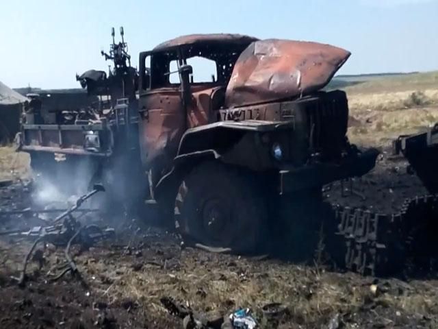 72-гу бригаду ЗСУ російські війська обстріляли "Градом"(Відео)