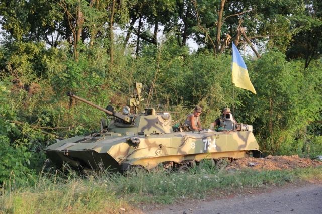 Сили АТО знищили велику кількість живої сили, озброєння і техніки терористів Сили АТО знищили велику кількість живої сили, озброєння і техніки терористів