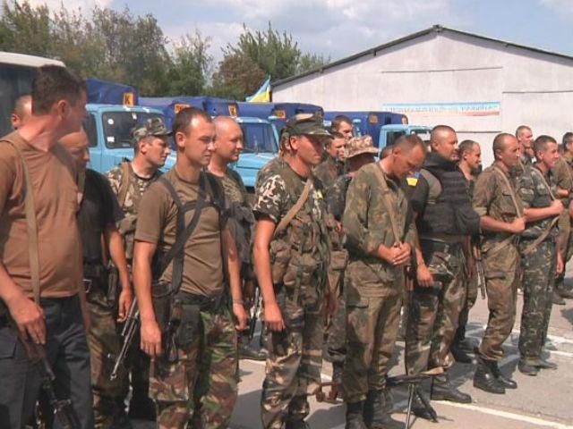 Бойцы национальной гвардии из Луцка вернулись домой Бойцы национальной гвардии из Луцка вернулись домой