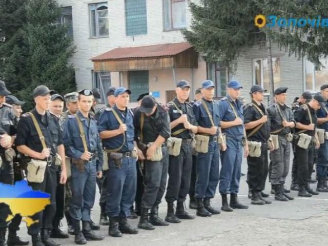 У Золочеві зустрічали бійців, які повернулися із зони АТО