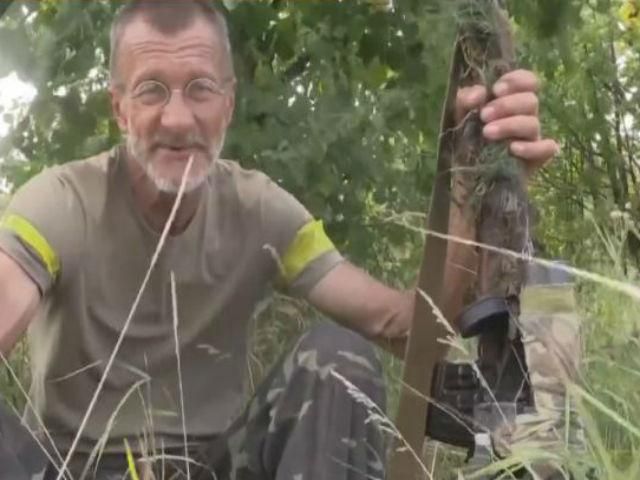 В батальоне "Донбасс" служит 58-летний снайпер (Видео)