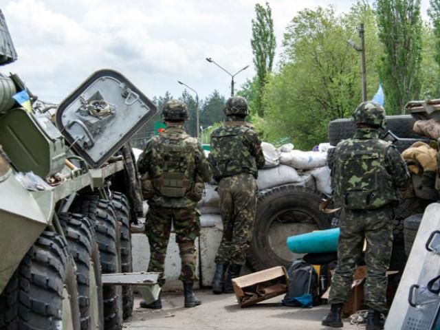 Силы АТО укрепляют блокпосты на занятых позициях